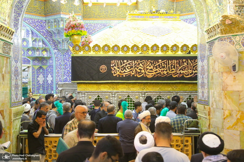 آیین ترتیل خوانی قرآن کریم در حرم حضرت معصومه (س)‎‎