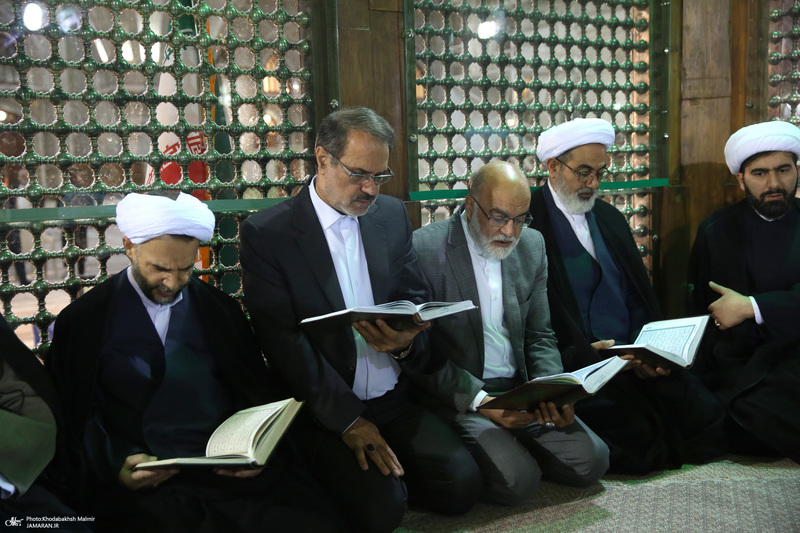 مراسم تجدید میثاق رئیس و کارکنان قوه قضاییه با آرمان های امام؛