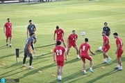 عکس| آخرین تمرین تیم ملی قبل از بازی با انگلیس