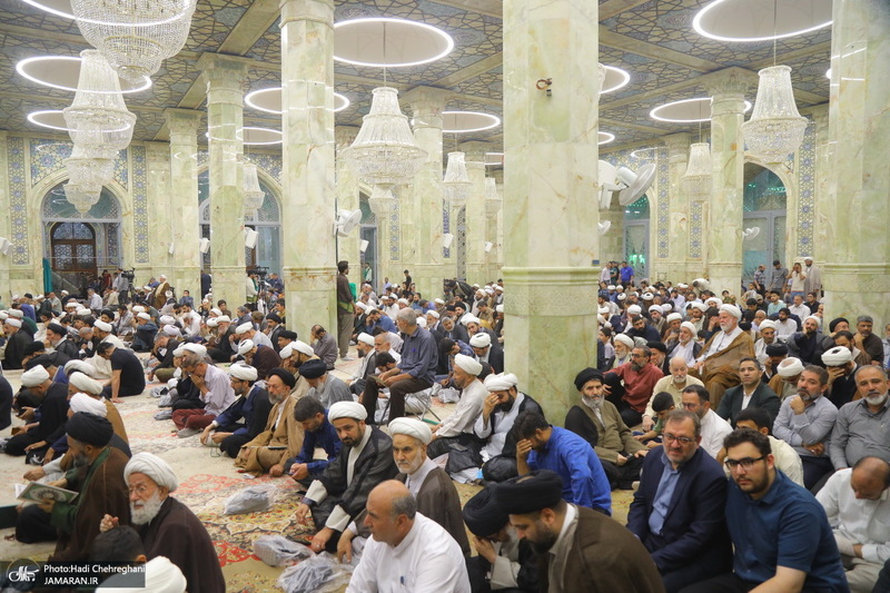 مراسم دومین سالگرد ارتحال آیت الله العظمی محفوظی (ره) در قم