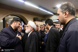 مراسم ختم مادر پيرحسين كوليوند