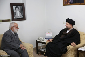 دیدار رئیس کمیته امداد امام خمینی با سید حسن خمینی