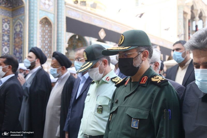 مراسم تشییع حجت الاسلام و المسلمین سید محمد جواد حسینی کاشانی(ره)