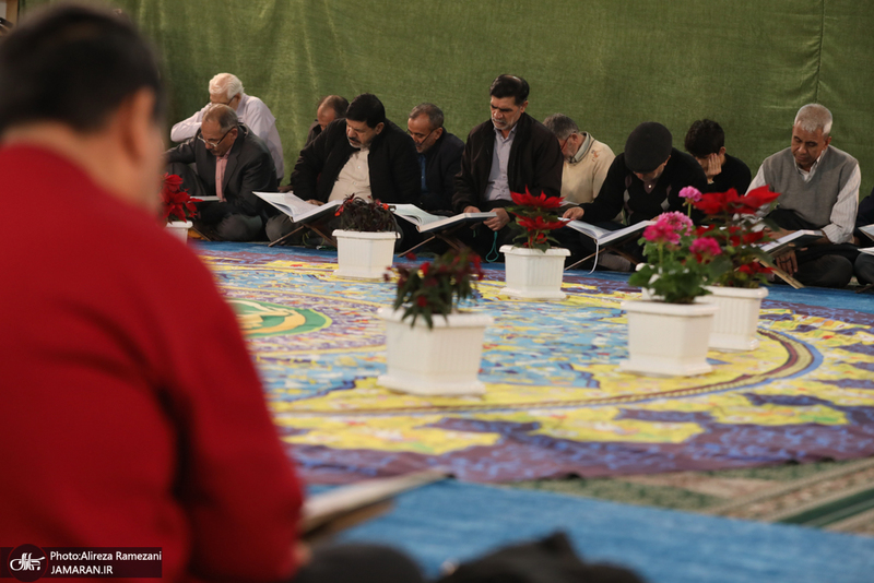 مراسم جزخوانی قرآن کریم در حرم مطهر حضرت عبدالعظیم حسنی(ع)