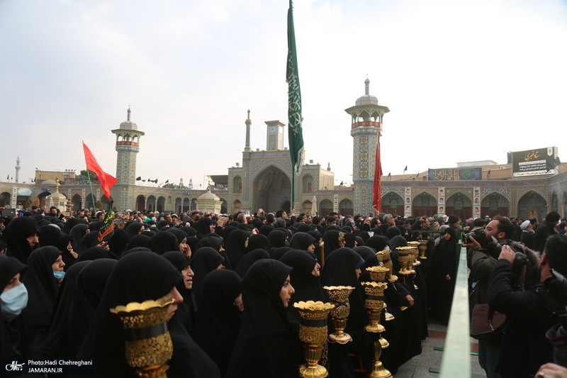 تشییع پیکر شهدای گمنام دفاع مقدس در قم