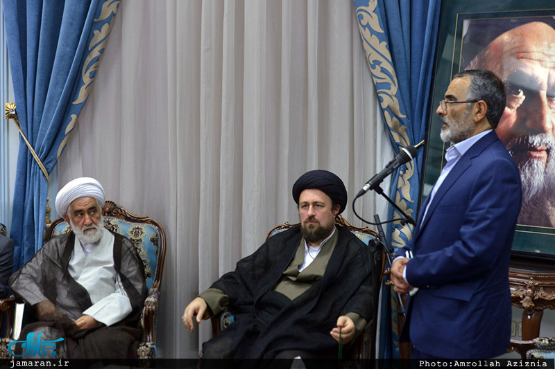 دیدار اعضای ستاد مرکزی بزرگداشت امام خمینی(س) با سید حسن خمینی