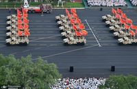 مراسم رژه نیروهای مسلح چین به مناسبت هشتادمین سال پایان جنگ جهانی با حضور پزشکیان رئیس جمهور ایران (25)