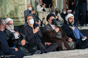 مراسم عزاداری شب عاشورای حسینی (ع) در حرم امام خمینی (س)