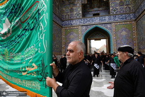 مراسم روز شهادت پيامبر اكرم (ص) و امام حسن مجتبی (ع) در حرم مطهر رضوی
