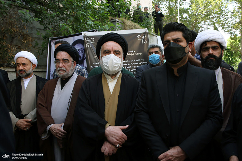 مراسم تشییع پیکر حجت الاسلام و المسلمین سید محمود دعایی از موسسه اطلاعات