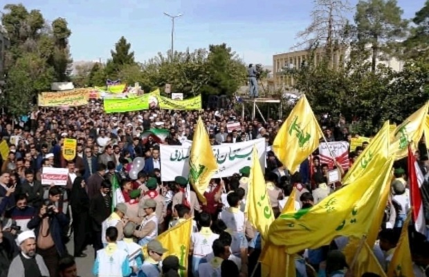 طلوع دوباره استکبارستیزی مردم سمنان در راهپیمایی 13 آبان