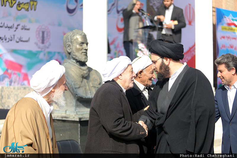 سخنرانی سید حسن خمینی در راهپیمایی 22 بهمن ارومیه‎