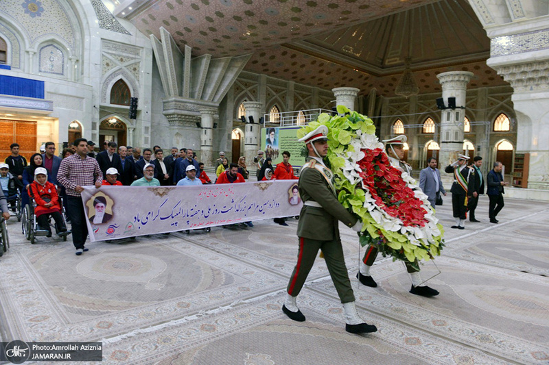 تجدید میثاق ورزشکاران جانباز و معلول استان تهران با آرمان های حضرت امام خمینی(س)