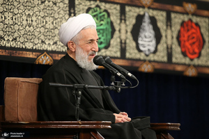 آخرین شب مراسم عزاداری حضرت فاطمه‌زهرا (س) در حسینیه امام خمینی