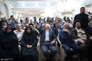 تقدیر از حضور مردم با حضور رئیس جمهور منتخب مسعود پزشکیان