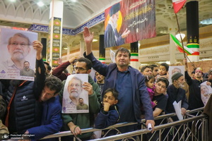 مراسم بزرگداشت شهید علی لاریجانی در حرم حضرت معصومه (س)