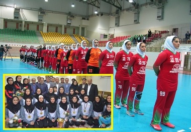 استقبال از دختران قهرمان هندبال غرب آسیا در لارستان  پیام تبریک استاندار فارس