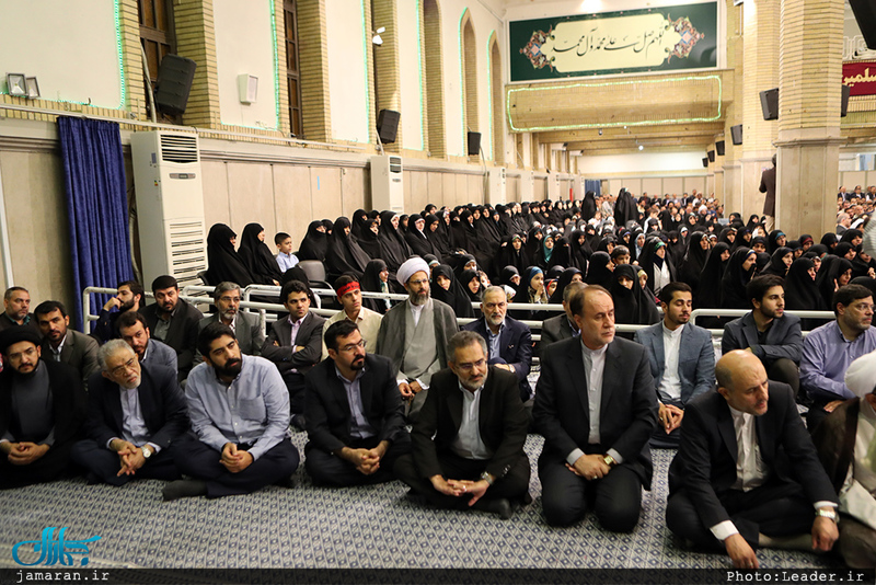 دیدار مسئولان، قشرهای مختلف مردم و سفرای کشورهای اسلامی با رهبر معظم انقلاب