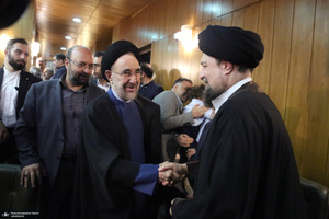 مراسم چهلمین روز درگذشت آیت الله بجنوردی در دائره المعارف بزرگ اسلامی - 2