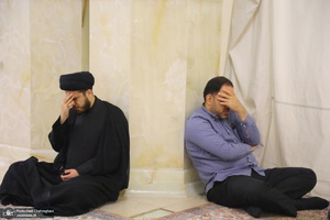 مراسم اولین سالگرد علامه حسن زاده آملی (ره) در حرم حضرت معصومه (س)‎‎