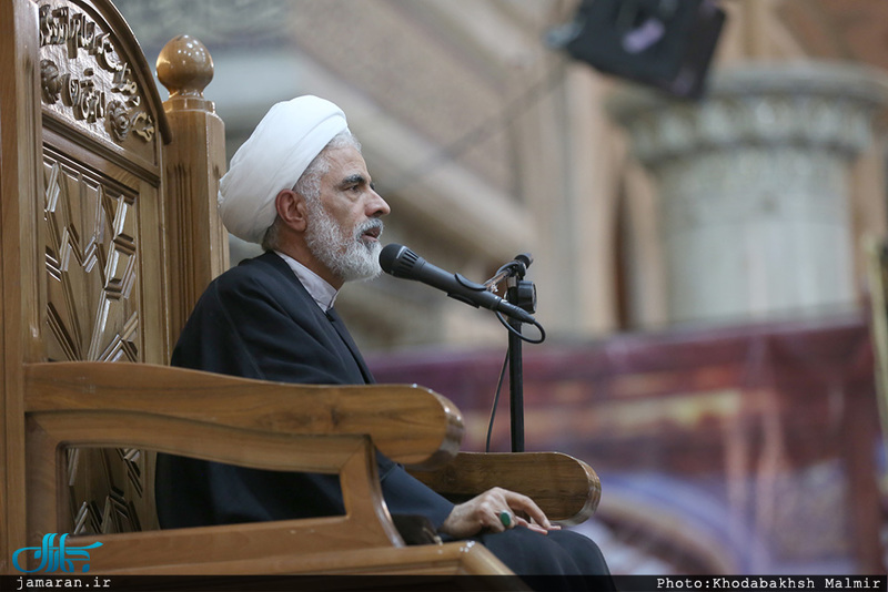 مراسم عزاداری شب تاسوعای حسینی در حرم مطهر امام خمینی (س)