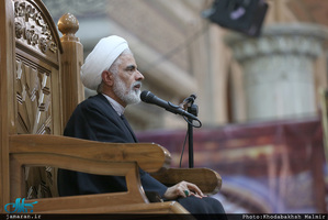 مراسم عزاداری شب تاسوعای حسینی در حرم مطهر امام خمینی (س)