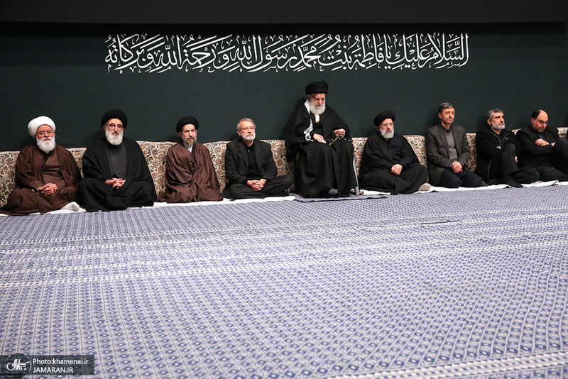 عزاداری شام شهادت حضرت فاطمه زهرا (س) در حسینیه امام خمینی