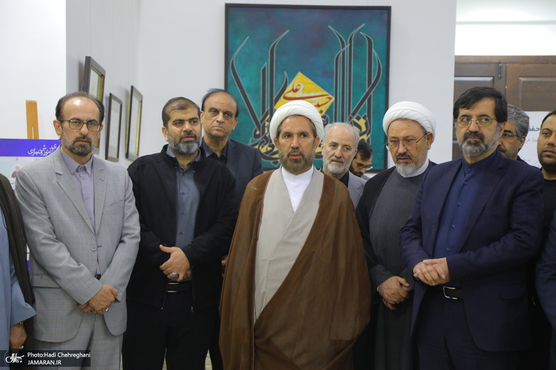 مراسم افتتاح دهمین نمایشگاه قرآن و عترت استان قم در مجتمع فرهنگی یادگار امام‎