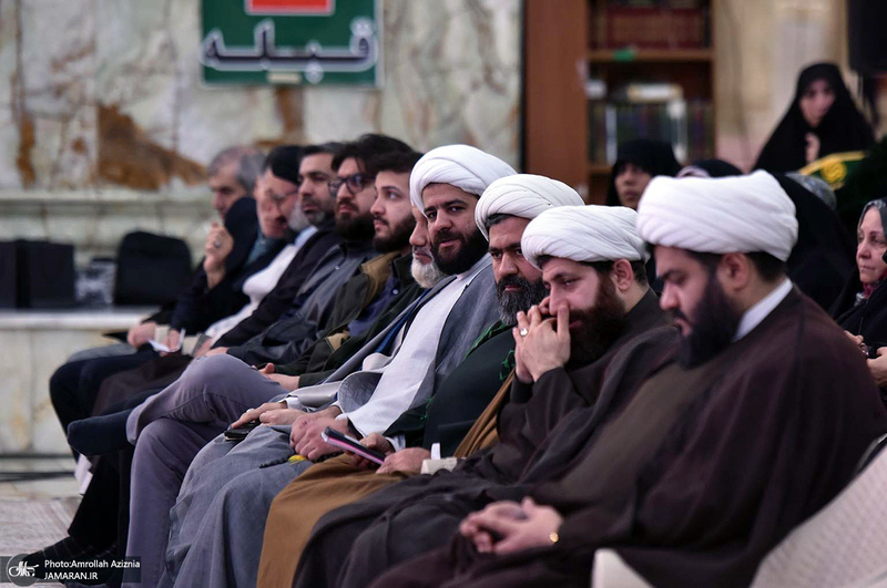 آئین هم عهدی بانوان مراکز تعالی طرح شهید آرمان علی وردی در حرم امام خمینی