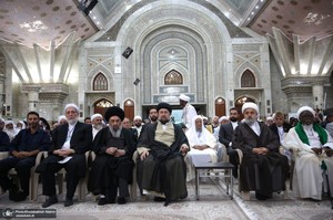 تجدید میثاق مهمانان سی و نهمین اجلاس وحدت اسلامی با آرمان‌های امام خمینی(س) -2