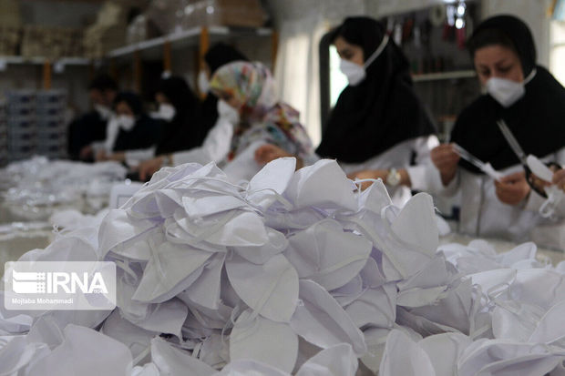 تولید ۲۰ هزار ماسک خانگی در آستانه اشرفیه
