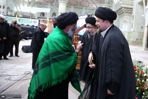 مراسم عزاداری شب شهادت حضرت زهرا(س) در حرم امام خمینی(ره) برگزار شد