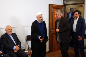 دیدار نوروزی سیاسیون با حسن روحانی