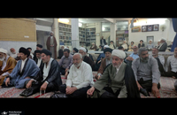 مراسم ولادت حضرت امام رضا (ع) در دفتر آیت الله العظمی صانعی (ره) + تصاویر