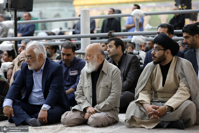 حضور شخصیت‌های سیاسی و مسئولان کشوری و لشکری در مراسم سالگرد ارتحال حضرت امام خمینی (س) -3