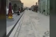 خیابانی در قطر با سیستم خنک‌کننده