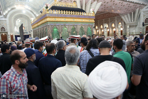 خاکسپاری پیکر حجت الاسلام و المسلمین سید محمود دعایی در حرم امام خمینی (س)