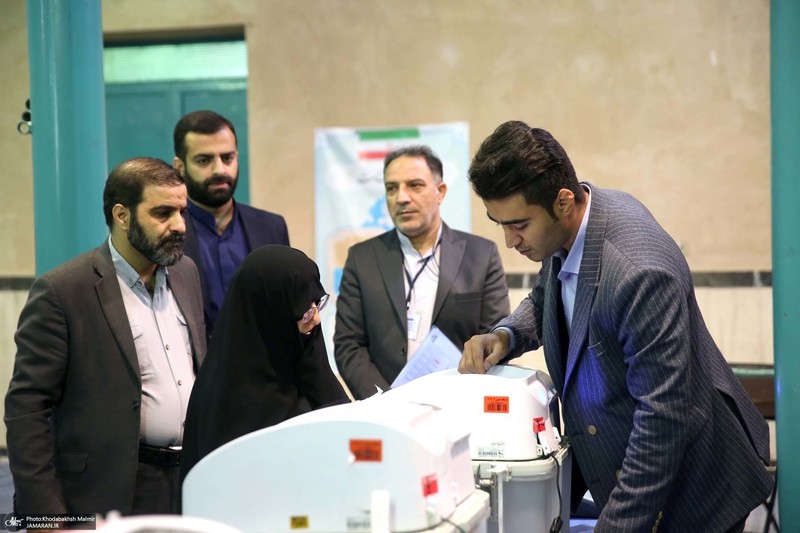 حضور سید حسن خمینی در دور دوم انتخابات مجلس شورای اسلامی