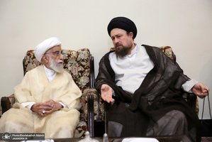 حاشیه تجدید میثاق هیأت رئیسه و اعضای مجلس خبرگان رهبری با آرمان های امام خمینی(س)