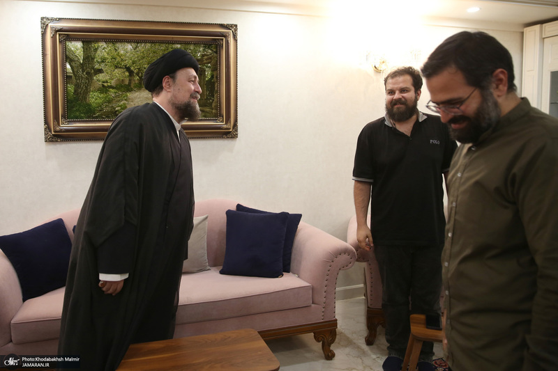 عیادت سید حسن خمینی از  حجت الاسلام سید محمود علوی