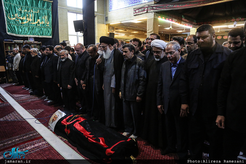 مراسم تشییع مرحوم داود احمدی نژاد 