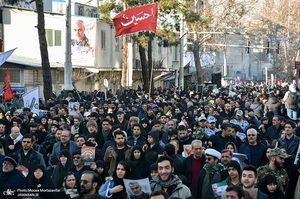 حضور میلیون ها تهرانی در تشییع پیکر مطهر سردار قاسم سلیمانی - 7