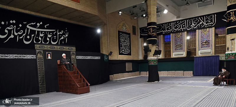 مراسم عزاداری شهادت امام رضا(ع) در حضور رهبر معظم انقلاب
