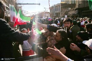 مراسم بزرگداشت 12 بهمن و گلباران بیت امام خمینی(س) در قم