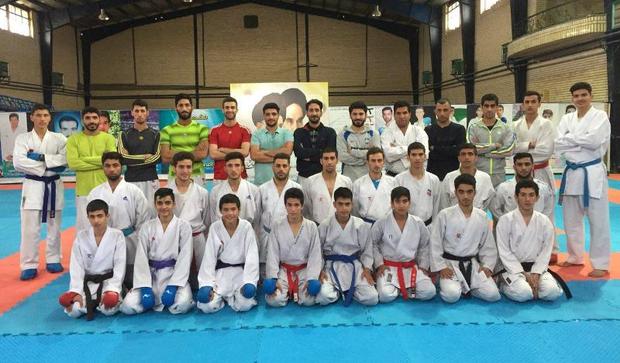 اردوی تیم کاراته ارتش در کبودرآهنگ دایر شد