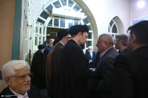 مراسم سالگرد رحلت آیت‌الله سید محمد موسوی بجنوردی در حسینیه جماران  -1