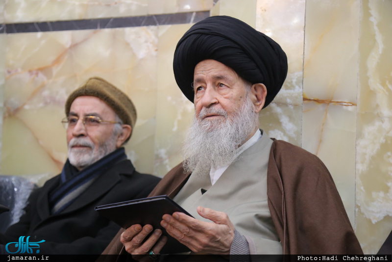  مراسم هفتمین شب ارتحال آیت الله حاج نصرالله شاه آبادی(ره) در قم 