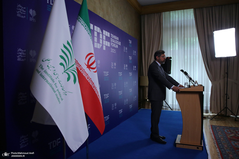 نشست خبری سعید خطیب زاده با موضوع مجمع گفتگوی تهران