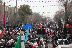 راهپیمایی 22 بهمن در قم