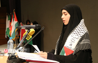 اجتماع دانشجویان بین الملل دانشگاه‌های علوم پزشکی شهر تهران درحمایت از مردم غزه (13)